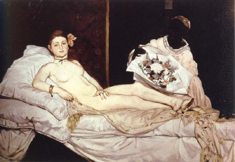 Edouard Manet olympia oil painting picture